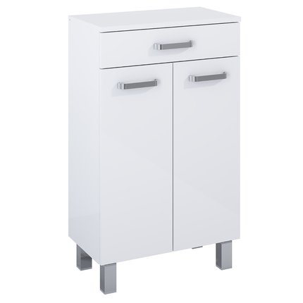 Elita Sunn 50 2D 1S White HG – kúpeľňová komoda 50,1x84,1x29,6 cm – RE169198008060