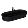 Elita BABETTE Umývadlo na dosku 81 x 41,5 cm, Black Matt RE040820017160