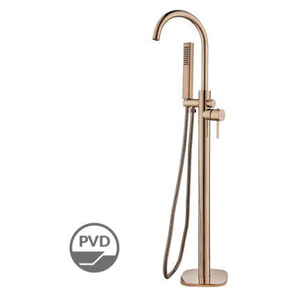 Laveo POLA vaňová vodovodná voľne stojaca batéria so sprchovým setom BAP_811S