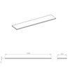 Elita Elitstone mramorová konzola 100,8 x 46 cm RE101000017160