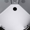Novoterm ORION Black hydromasážna kabína 90 x 90 x 222 cm
