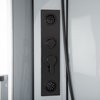 Novoterm ORION Black hydromasážna kabína 90 x 90 x 222 cm