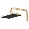 Rea ATLAS GOLD BRUSH sprchový kút 80 x 90 x 200 cm, sklo číre, ľavý K4672 + K4336