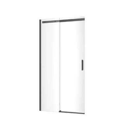 Excellent ROLS sprchové dvere 100 x 200 cm, profil black, sklo číre