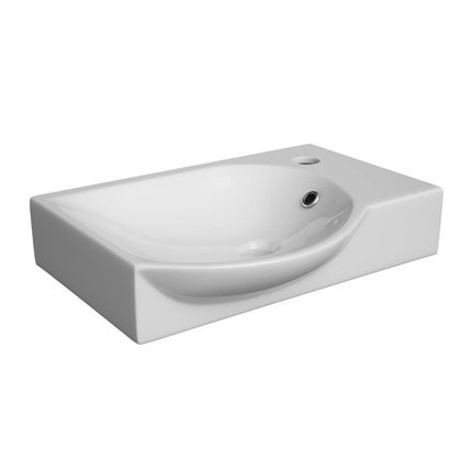 Defra Tummy 40 – keramické nábytkové umývadlo 40 × 29 cm (1508)