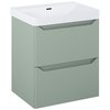 Elita HELO kúpeľňová skrinka s umývadlom 58,5 x 44,2 cm, sage matt RE010600201470