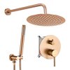 Rea LUNGO pod-omietkový sprchový set + box, brúsená meď P8809
