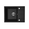Kuchinox VITI granitový drez 56 x 44 cm, čierny SBX_713Y