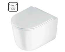 Deante JASMIN WC misa závesná vírivé splachovanie 49 x 36 cm so sedátkom CDJD6ZPW