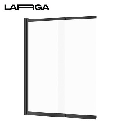 Cersanit LARGA vaňová zástena 115 x 140 cm, čierna S932-142