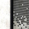 Novoterm Pixel BL WH sprchový kút s vaničkou 80 x 80 x 195  cm, sklo vzor