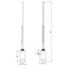 Deante SILIA elektrické výhrevné teleso 600W, bianco AGI_A601