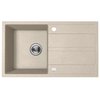 Kuchinox VITI granitový drez 76 x 44 cm, bež SBX_411Y