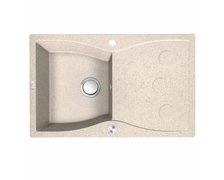 Laveo MOLOKIN granitový drez 80 x 50 cm, bež SPO_411T