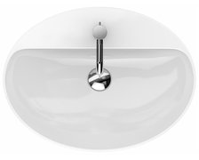 Kolo Geberit VariForm keramické umývadlo na dosku 60 cm, s otvorom na batériu s prepadom 500.772.01.2