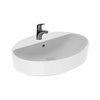 Kolo Geberit VariForm keramické umývadlo na dosku 60 cm, s otvorom na batériu s prepadom 500.772.01.2