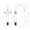 Defra Fiora D100 – Kúpeľňová skrinka pod umývadlo 102 x 43 cm (282-D-10007)