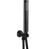 BESCO DUO SLIDE BLACK obdĺžnikový sprchový kút 130 x 80 x 195 cm sklo číre, profil čierny