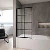 Rea LAGOS-1 FIX vaňová zástena pevná 80 x 140 cm, sklo číre K4561