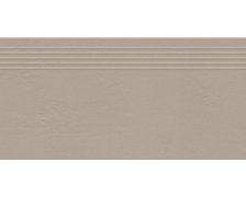 Tubadzin Industrio beige rektifikovaná schodnica matná 29,6 x 59,8 cm