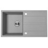 Kuchinox VITI granitový drez 76 x 44 cm, siý SBX_511Y
