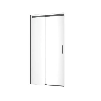 Excellent ROLS sprchové dvere 120 x 200 cm, profil black, sklo číre