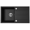 Kuchinox VITI granitový drez 76 x 44 cm, čierny SBX_711Y