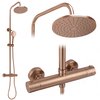 Rea PAROT BRUSH COPPER termostatický sprchový set P9672