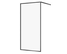 Cersanit LARGA Walk-in 100 x 200 cm, čierna S932-139