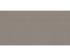 Tubadzin Industrio brown rektifikovaná schodnica matná 29,6 x 59,8 cm
