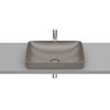 Roca INSPIRA Square FINECERAMIC ® zápustné umývadlo 55 x 37 cm, café A327534660