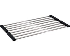 Deante MAGNETIC skladací odkvapkávač na drez, brúsená oceľ 39,2 x 24,1 cm, ZZH_0239