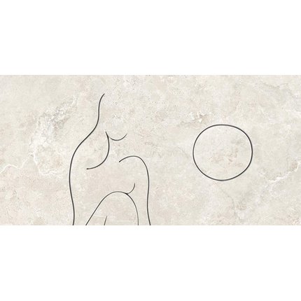 Tubadzin TERI SOFT LINE E gresový dekor matný 59,8 x 119,8 cm