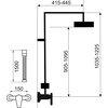 Novaservis METALIA sprchová súprava + sprchová batéria termostatická, chróm SET071/TER,0
