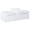 Elita komoda Look Slim 120-2S White HG, 120x31,8x44,9 cm, RE081204028060