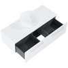 Elita komoda Look Slim 120-2S White HG, 120x31,8x44,9 cm, RE081204028060
