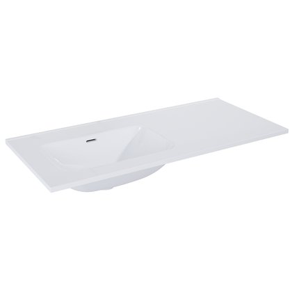 Elita SKAPPA keramické umývadlo nábytkové bez otvoru pre batériu, ľavé 101 x 46 cm RE041001068060