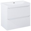 Elita HELO kúpeľňová skrinka s umývadlom 78,5 x 44,2 cm, biela lesklá RE010800208060