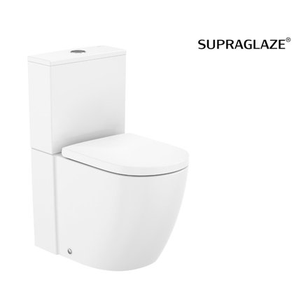 Roca MERIDIAN WC kombi Rimless® Vortex 39,5 x 63 cm, univerzálny odpad A342747S00+A341742000