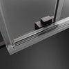Radaway IDEA 6 BRUSHED GUNMETAL DWJ sprchové dvere 115 x 205 cm, sklo číre 387022-92-01R