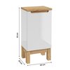 Defra Space System B40 – Kúpeľňová skrinka nízka 40 x 32 cm (106-B-04002)