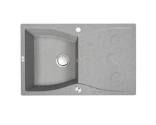 Laveo MOLOKIN granitový drez 80 x 50 cm, sivý SPO_511T