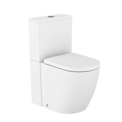 Roca MERIDIAN WC kombi Rimless® Vortex 39,5 x 63 cm, univerzálny odpad A342747620+A341742620