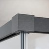 Radaway IDEA 6 BRUSHED GUNMETAL DWJ sprchové dvere 120 x 205 cm, sklo číre 387016-92-01L