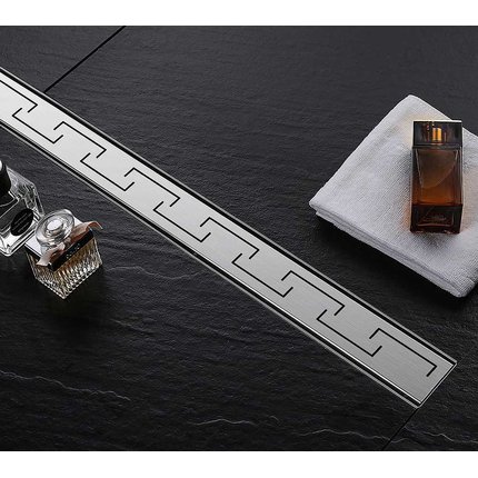 Land GREEK nerezový sprchový žľab komplet s mriežkou šírka 600 mm