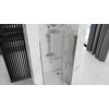 Rea MOLIER sprchové dvere zalamovacie 90 x 190 cm, profil chróm K8539+K3261