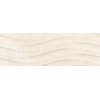 Ceramika Konskie Oregon cream onda lesklý obklad, rektifikovaný 25 x 75 cm