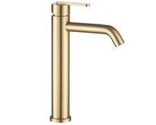 Rea ONTARIO umývadlová vodovodná batéria, brúsená zlatá REA-B5509