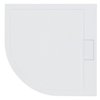 Besco VIVA štvrť-kruhový sprchový kút, sklo číre  80 x 80 x 195 cm