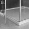 Aquatek SMART A3 štvorcový sprchový kút 90 x 90 x 195 cm, sklo číre, profil chróm